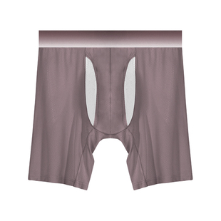 男士运动内裤防磨腿男夏季薄款冰丝男生跑步加长枪弹式分离四角裤