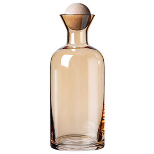 北欧轻奢水具创意复古果汁壶水杯套装凉水壶家用玻璃凉白开冷水壶