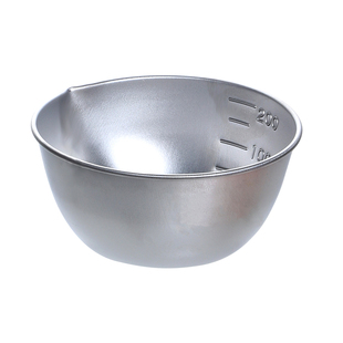 日本进口不锈钢厨房烘焙料理盆刻度3个装腌肉调料碗备菜打蛋盆