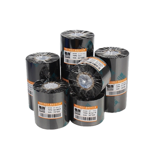 驰腾混合基碳带热转印打印机70 80 90 110mm*300米条码标签铜版纸吊牌色带服装适用佳博1524T tsc得力多规格