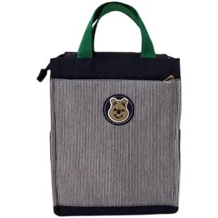 中小学生手提补习袋a4文件包书袋分层补课包上班族手拎帆布资料袋