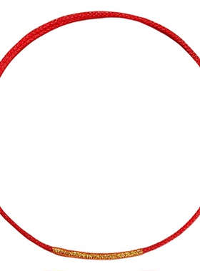 红绳手链可穿珠黄金吊坠小马配件