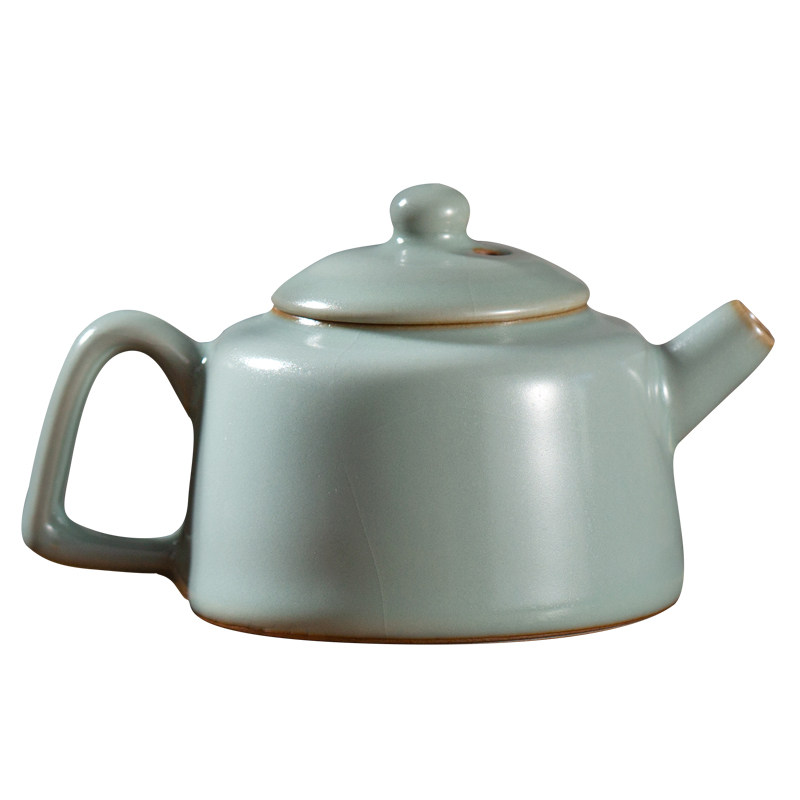 问鼎汝窑开片茶壶手工复古泡茶壶