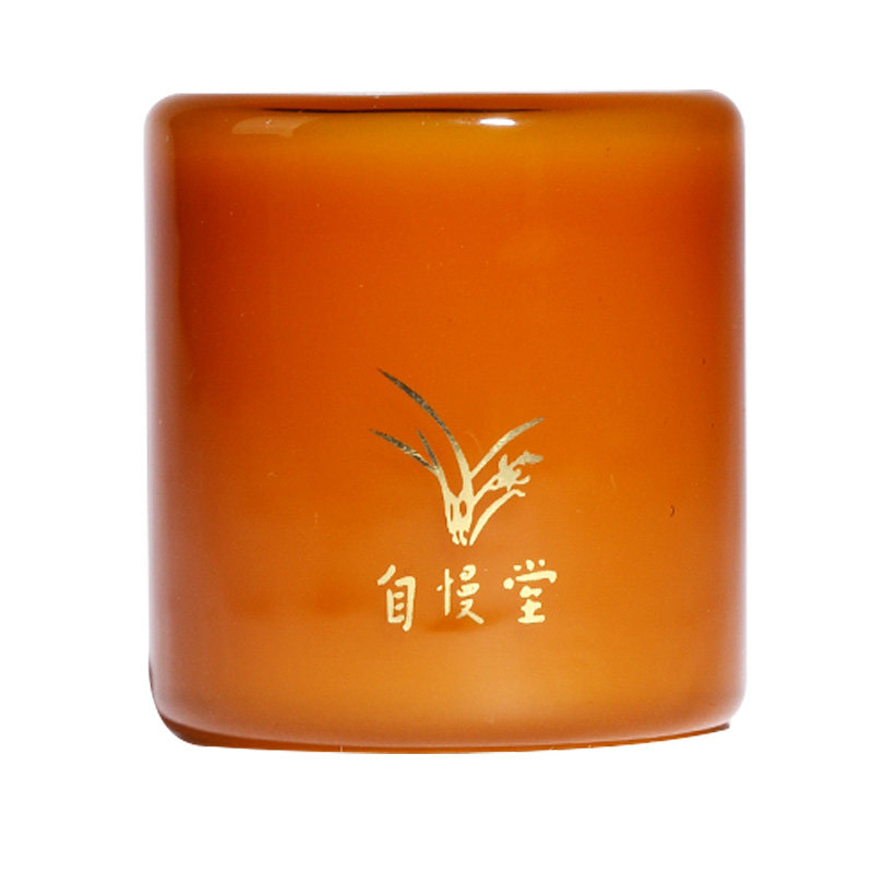 自慢堂玻璃润如玉茶道配件盖置