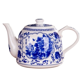 景德镇陶瓷茶壶大容量青花瓷凉水壶大号冷水壶夏季家用茶水壶防爆
