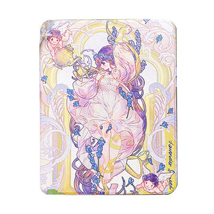 无限商店x毛球滚滚来「薰衣草」ipad10/Air4/5/6/7三折式亚克力带笔槽紫色平板壳i套pad保护套pro11防弯摔