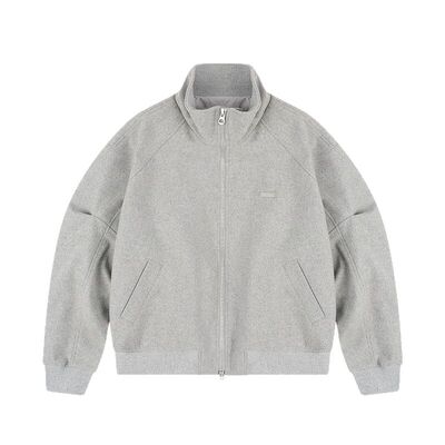 Dashufulcrum羊毛混纺呢立领夹克