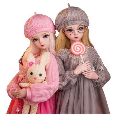 娃之恋60cm娃娃精美手绘妆玩偶