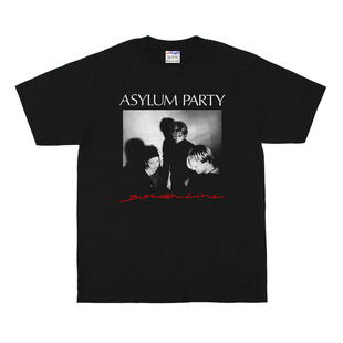 Asylum Party短袖法国新浪潮传奇组合印花水洗复古小众纯棉男T恤