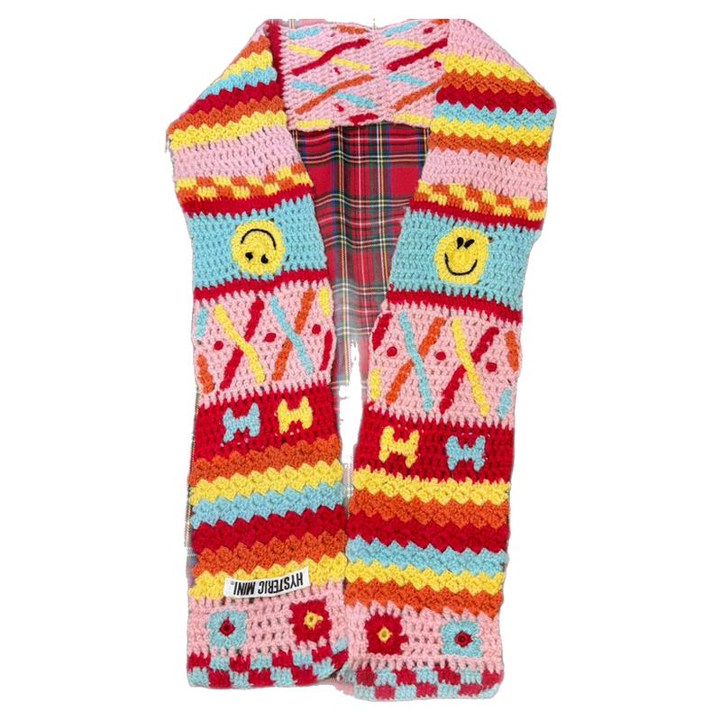 【现货掉落】hysteric mini歇斯底里古早围巾针织童趣童趣原宿y2k