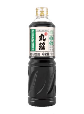 丸莊特级黑豆酱油减盐自然酱香