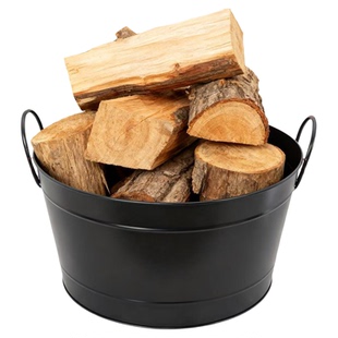 壁炉木柴框手提式柴火搬运收纳架小空间堆柴架冬民俗柴篮铁艺柴篮