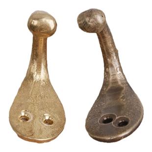 衣服纯铜挂钩墙壁木头挂钩衣柜鞋柜免打孔挂衣钩衣帽间卫生间挂钩