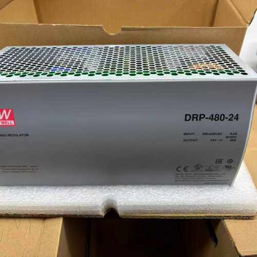 溢价-台湾明纬DRP-480-24 220转24V直流20A导轨4