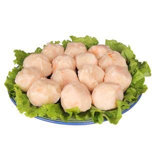 万壮潮汕鲜虾丸墨鱼丸饼500g家用火锅煮汤老字号特产食品送礼佳品