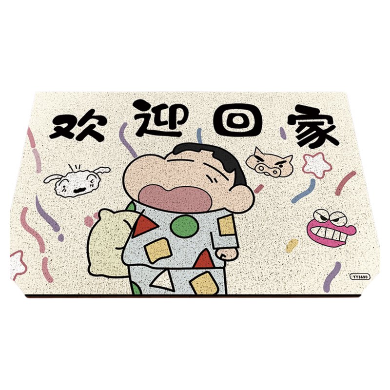 欢迎回家地垫入户门垫门口家用可爱卡通门内防滑入门除尘脚垫地毯