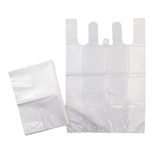 特大号白色塑料袋子加厚透明收纳袋装棉被胶袋搬家手提背心打包袋