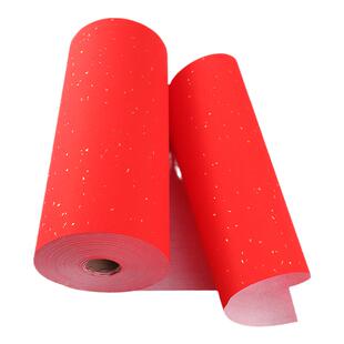 蜡染万年红长卷洒金加厚宣半生半熟纸毛笔手写空白春联对联专用纸