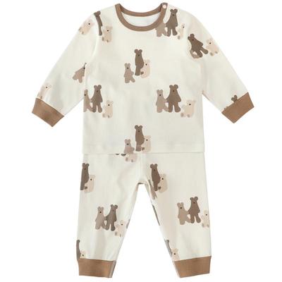 巴厘小猪宝宝套装秋季纯棉两件套