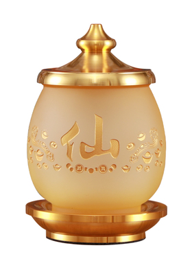 信扬水琉璃供奉中式佛堂招财摆件