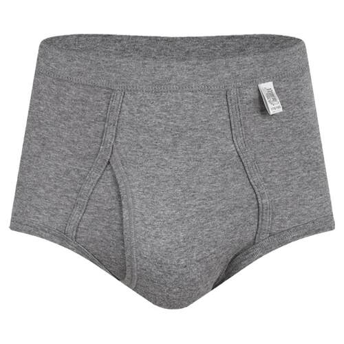 【3条】宜而爽罗纹100%纯棉内裤男宽松高腰三角裤中老年爸爸裤衩