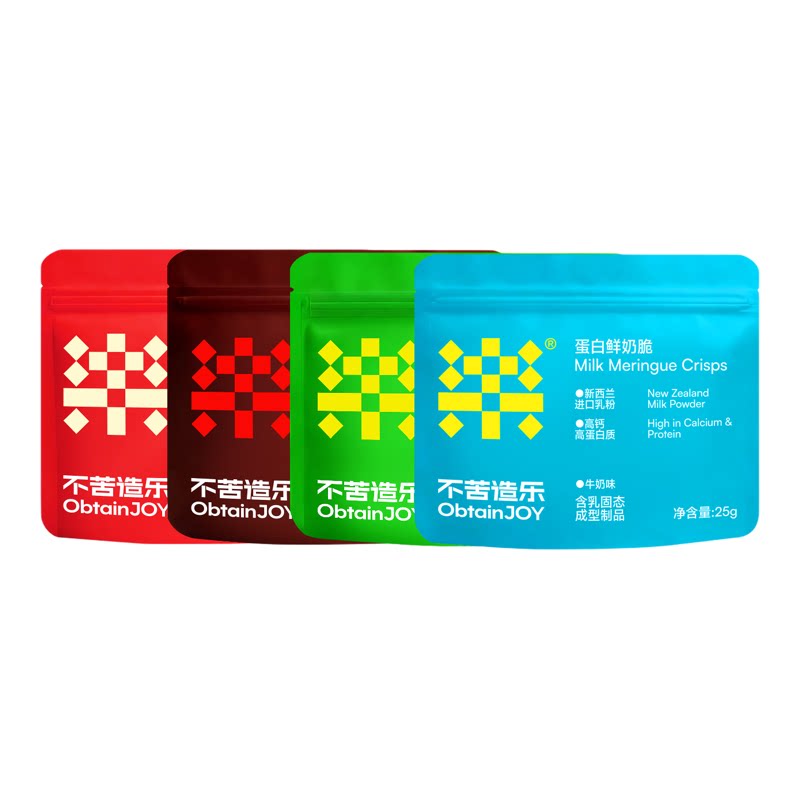 不苦造乐蛋白鲜奶脆酸奶脆片烤奶皮奶片老年人儿童健康零食小吃