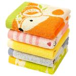 洁丽雅儿童毛巾全棉纯棉A类家用卡通洗脸洗澡男女宝宝专用方巾