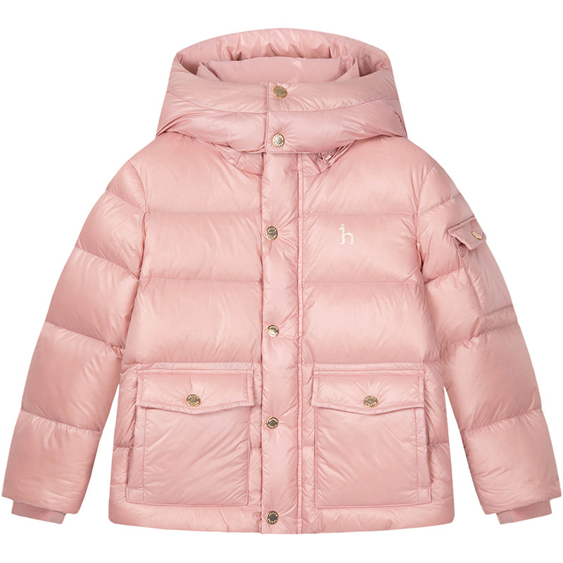 hazzys哈吉斯童装男女童羽绒服25冬新中大童抑菌保暖加厚外套
