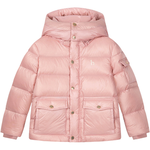 hazzys哈吉斯童装男女童羽绒服25冬新中大童抑菌保暖加厚外套