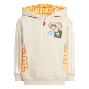 小童迪士尼玩具总动员联名新年款加绒卫衣冬adidas阿迪达斯三叶草