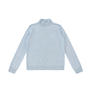 TGWALL「雾隐山眠」老钱风无缝半高领羊毛衣修身保暖内搭打底衫女