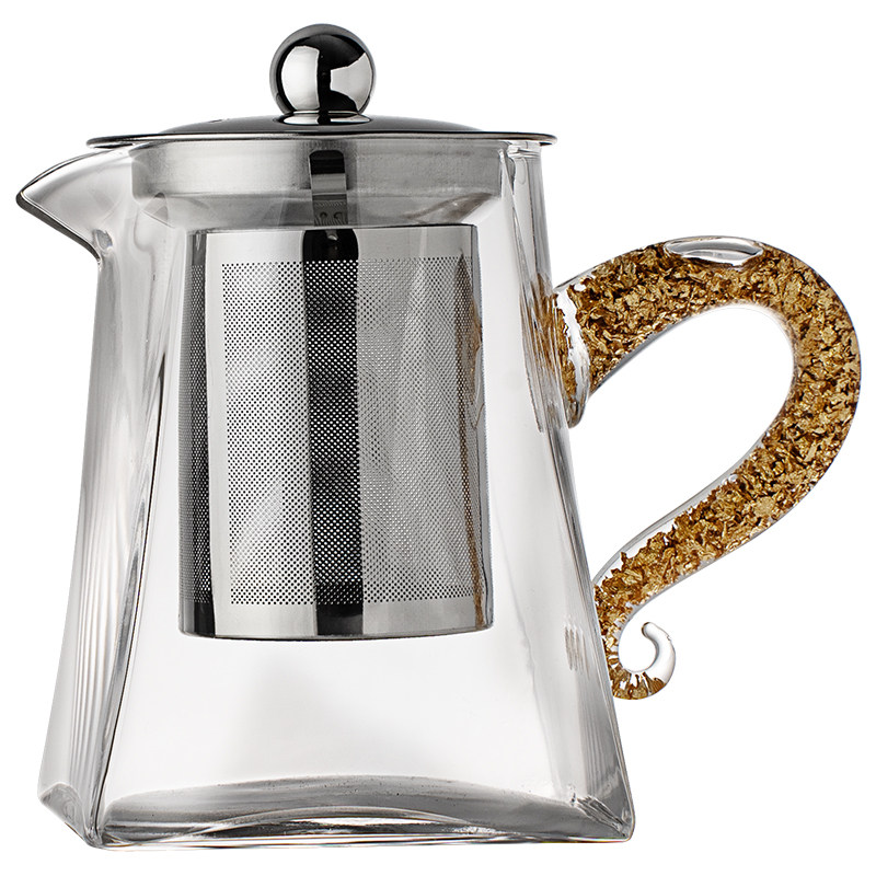 金箔耐热茶壶茶水分离公道杯