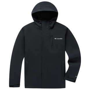 蒋奇明同款哥伦比亚户外情侣防水冲锋衣全天候徒步连帽外套XE5743