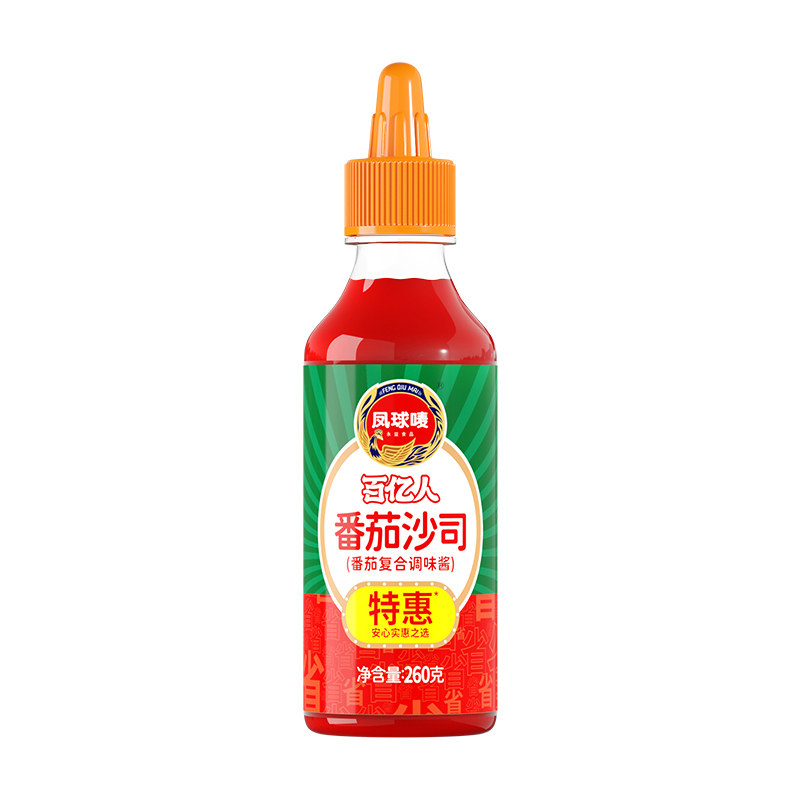 凤球唛番茄沙司瓶装家用商用