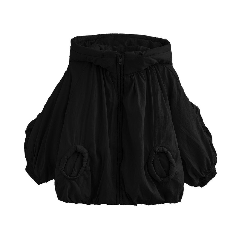 男童夹棉保暖连帽棉服百搭洋气