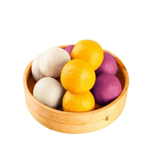 无麸质馒头25个无小麦食品主食0添加大米紫薯山药杂粮馒头纯手工