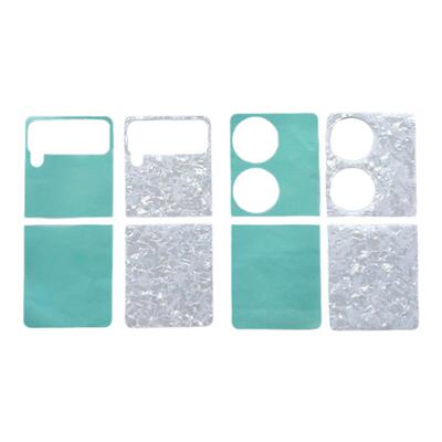 华为三星折叠屏镭射贝壳手机背卡