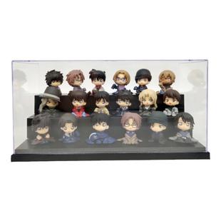 现货Q版侦探基德柯南公仔 工藤新一毛利兰灰原哀盲盒玩偶车摆礼物