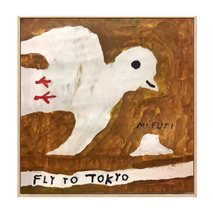 北欧装饰画芯手绘挂画鸽子动物瑞典FineLittleDay海报装饰画