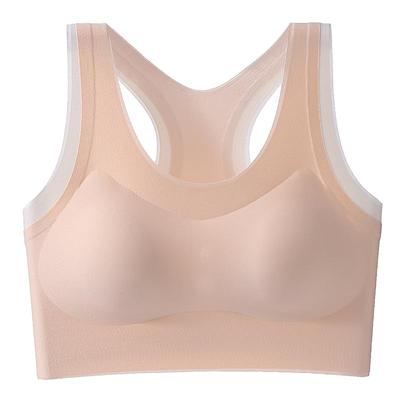 运动内衣女防震防下垂美背一体式