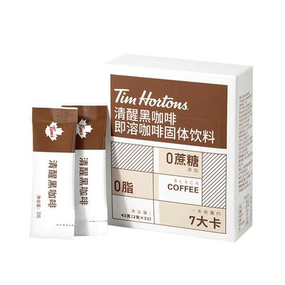 Tims纯美式咖啡速溶0脂0添加蔗糖