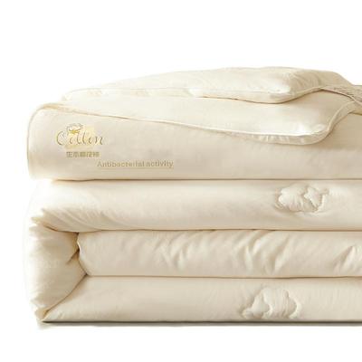 本色无印染！新疆生态原棉棉花被