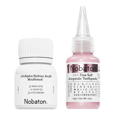 诺巴顿牙膏漱口水旅行套组