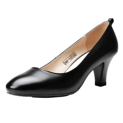 际华春秋季通勤风尖头工装高跟鞋