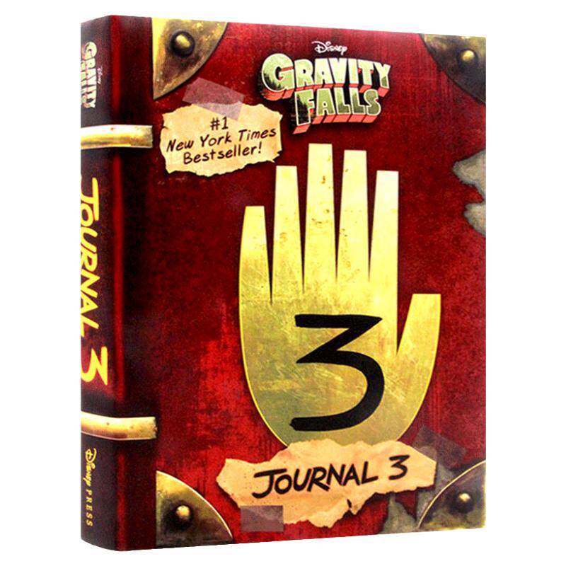 怪诞小镇 迪普日记3 解密日志 英文原版 Gravity Falls Journal 3 Alex Hirsch 精装彩页收藏Alex Hirsch迪士尼出品动画Disney