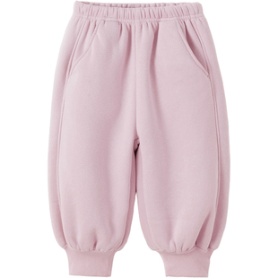 [加厚长绒]马克珍妮保暖百搭男女童运动束脚裤宝宝裤子冬装551789