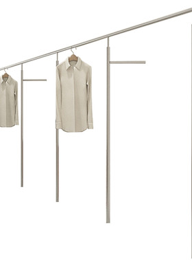 私人定制服装店不锈钢展示架衣架