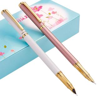 Winning/文正金属钢笔学生专用送墨水墨囊 初学者正姿练字礼盒装女生用复古可刻字钢笔 儿童男女孩小学生钢笔