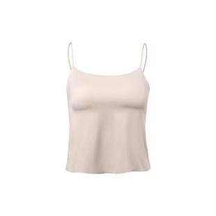 半醒冷狗背心带胸垫文胸下摆加宽显瘦内搭外穿女薄款内衣