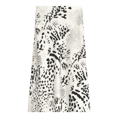 因由 设计感老钱时尚秋包臀獨家定制印花衬衫套装天丝轻盈半身裙